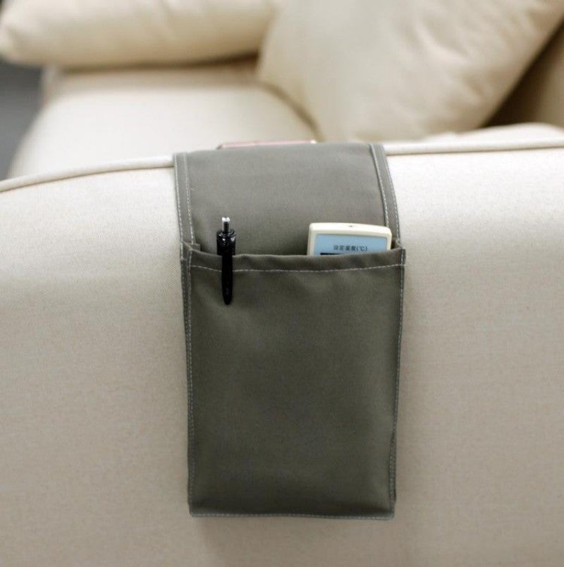 Cotton Sofa Arm Storage Bag - Image 2