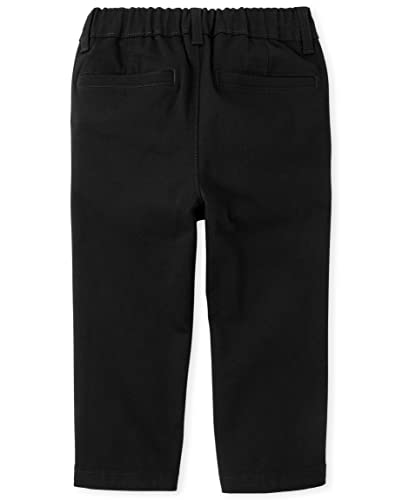 The Children's Place Baby Boys and Toddler Stretch Chino Pants, Black Single, 2T US - Image 4