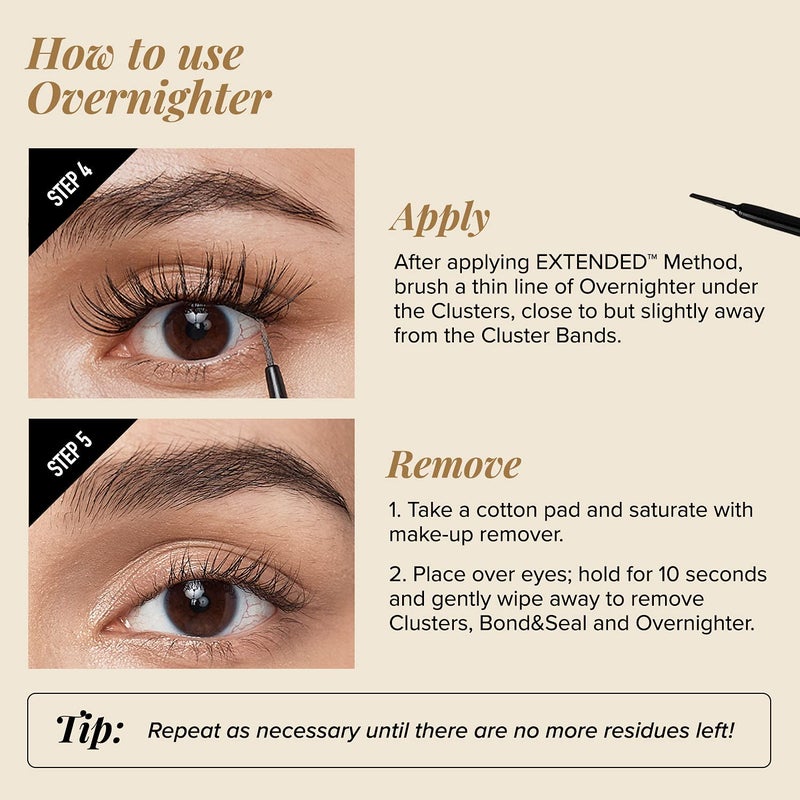 i.Envy i•ENVY DIY Eyelash Extension Overnighter - Lasting Your lash up to 1-2 Weeks Long, Foolproof & Smudge-Free - Image 5