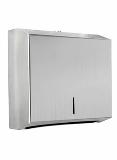 Paper Towel Dispenser Wall Mount, Real 304 Stainless Steel Commercial Hand Towel Dispenser for Bathroom,Stainless-218