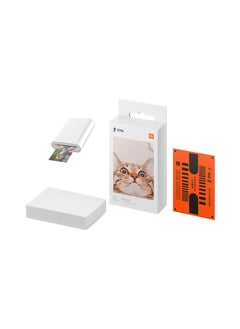 Xiaomi Pack Of 50 Xiaomi Photo Pocket Printier Photo Paper,Xiaomi Photo Printer Paper ,Self-Adhesive,2x3-inch, 50-sheets  - Image 1