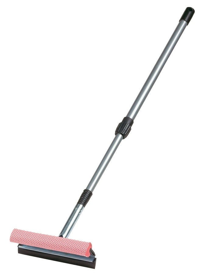 Carrand 9045R Standard 8" Metal Squeegee Head with 42" Extension Handle , black