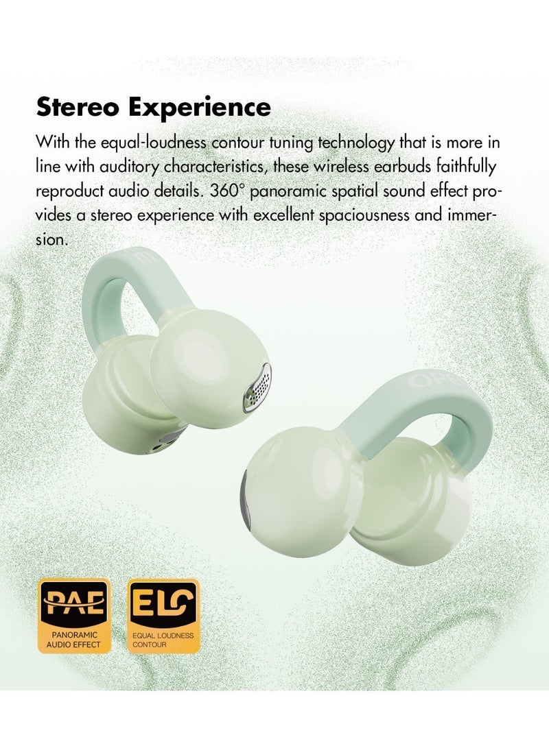 ROSESELSA OpenFree，Open-Ear ，Wireless TWS Bluetooth Earbuds LDAC Hi-Res 52H Playtime MIC AI Noise Reduction Ear Clip Non-In-Ear Clip On Headphones for Sports Running Office iOS Android - Image 5