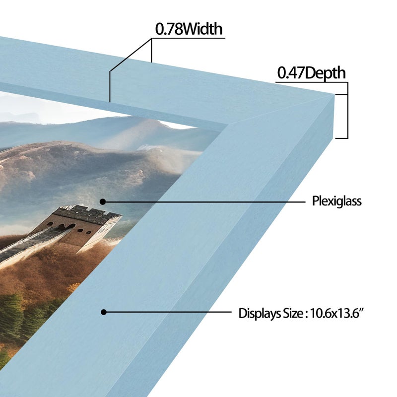 Picrit 11x14 صورة إطار الصورة إطار صورة لارتفاع الحائط - Image 2