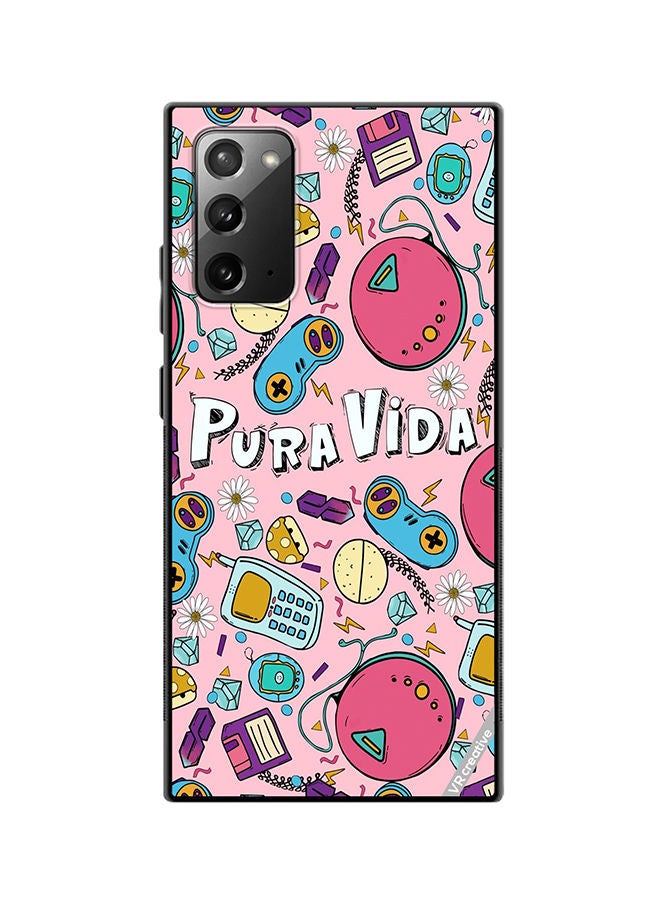 VR CREATIVE Protective Case Cover For Samsung Galaxy Note20 5G Pop Art Design Multicolour - Image 1