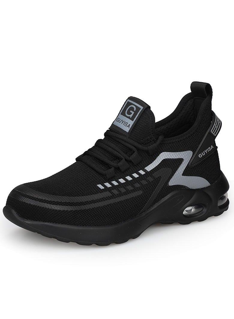 Mens Safety Boots Trainers Shoes Steel Toe Cap Mens Work Sneakers Lightweight Water Resistant  - Image 4