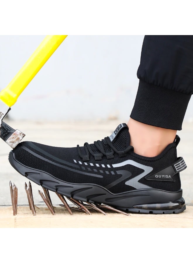 Mens Safety Boots Trainers Shoes Steel Toe Cap Mens Work Sneakers Lightweight Water Resistant  - Image 5
