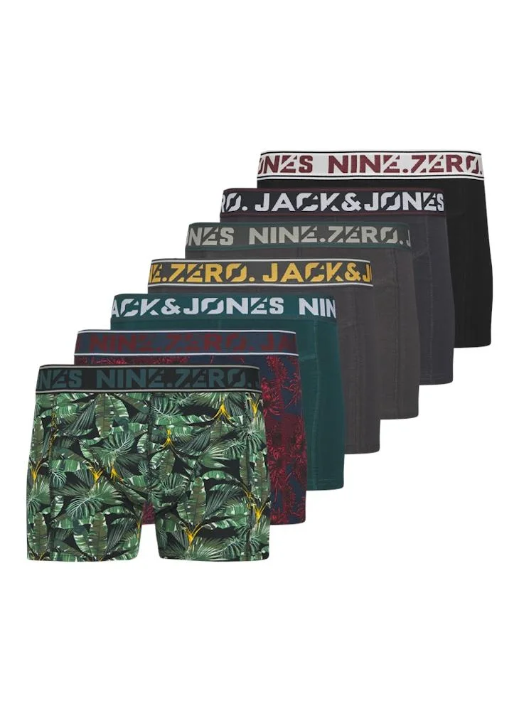 JACK & JONES 7 Pack Logo Band Trunks