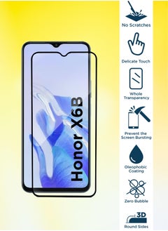 Generic واقي شاشة زجاجي عام لهاتف Honor X6B - أسود  - Image 2