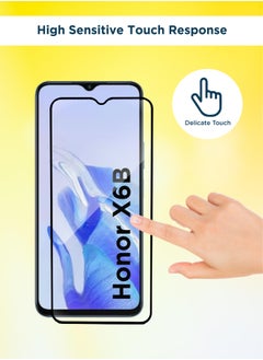 Generic واقي شاشة زجاجي عام لهاتف Honor X6B - أسود  - Image 3