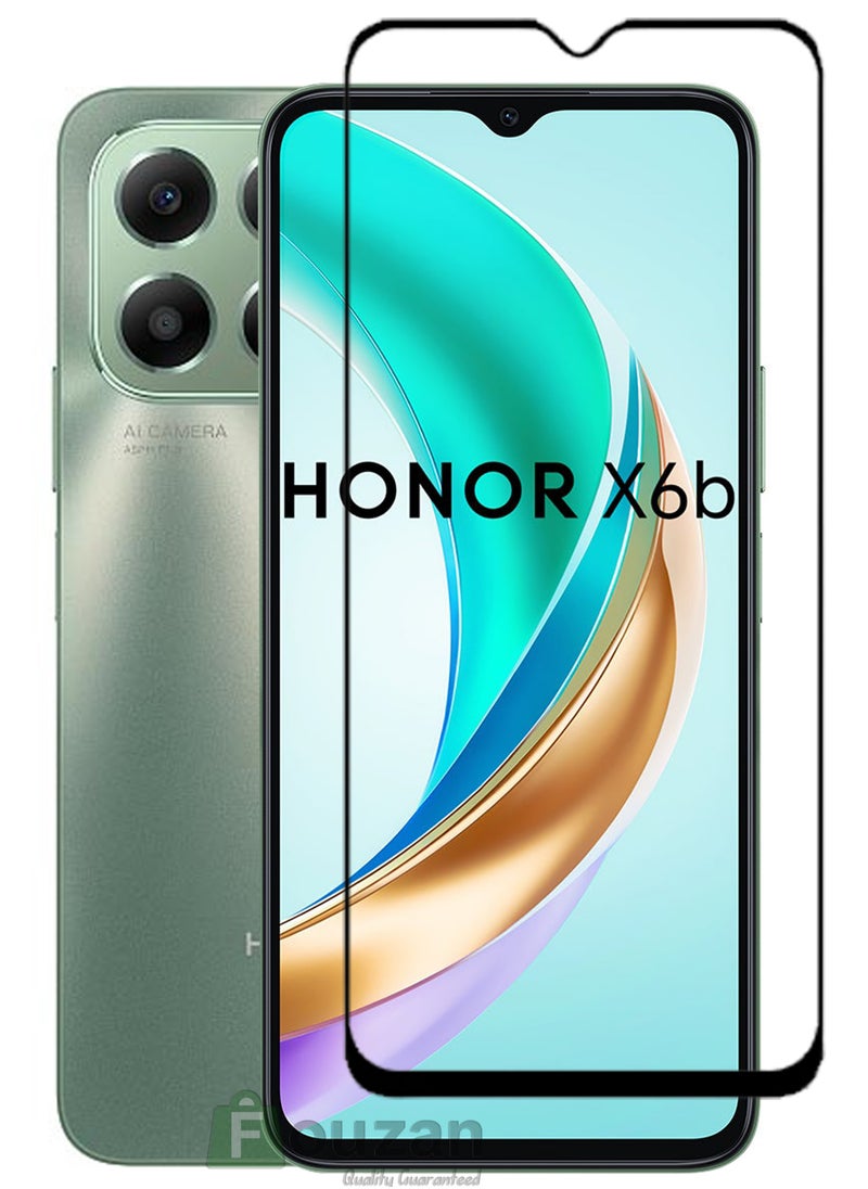 Generic - واقي شاشة زجاجي عام لهاتف Honor X6B - أسود - Image 1