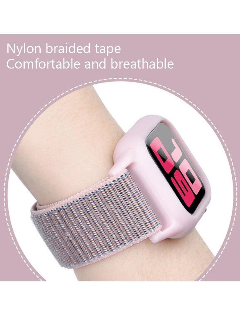 Sport Band and Case for Smart Watch Band 38mm 40mm 41mm, Protective Silicone Bumper Case with Loop Strap for Series 9/8/7/6/5/4/3 for Women Men  - Image 2