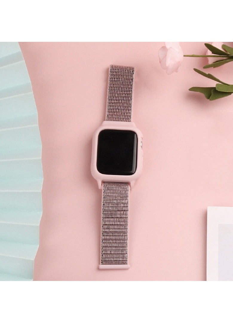 Sport Band and Case for Smart Watch Band 38mm 40mm 41mm, Protective Silicone Bumper Case with Loop Strap for Series 9/8/7/6/5/4/3 for Women Men  - Image 3