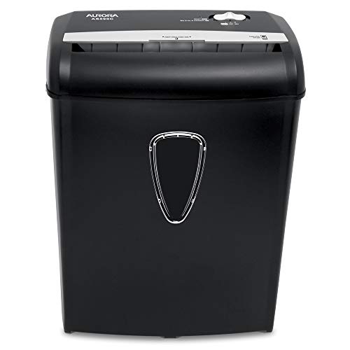 Aurora AS890C 8Sheet CrossCut PaperCredit Card Shredder with Basket - Image 3