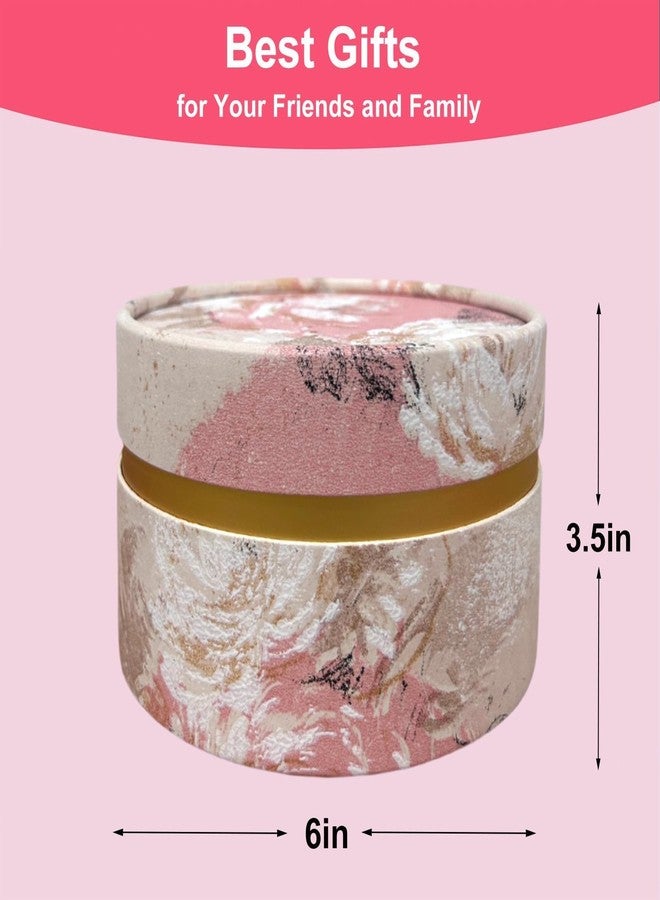 Qopoto Powder Puff and Container, Large 6'' Body Powder Puff for Dusting Powder, Women Powder Puff with Storage Jar for Bath, Body Powder Applicator and Oversize Powder Puffs (Charming Pink) - Image 2