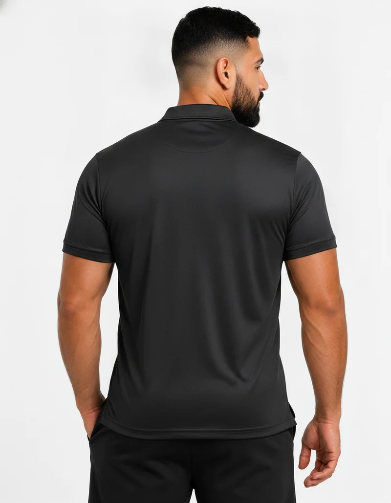 Prima Ace Men's Polo Outdoor & Active Luxury Black