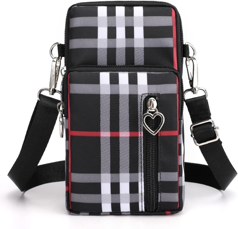 JANKS Small Crossbody Bag for Women - Mini Phone Purses with Crossbody Strap and Wallet - Nylon Arm Bag - Image 1
