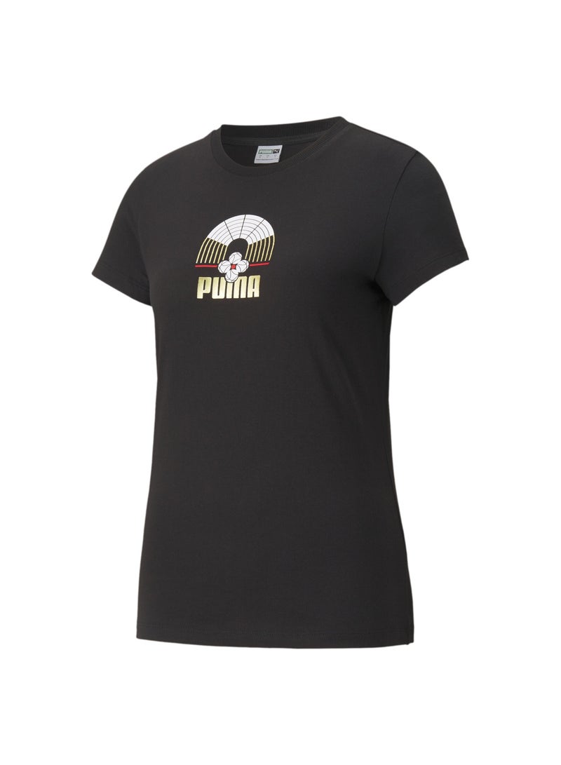 PUMA AS Graphic Short Sleeve Womens T-shirt - Image 4