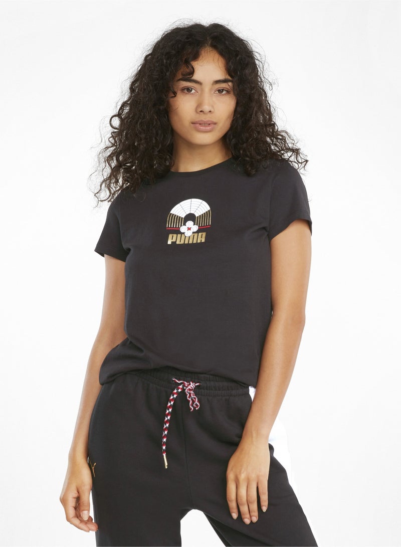 PUMA AS Graphic Short Sleeve Womens T-shirt - Image 1