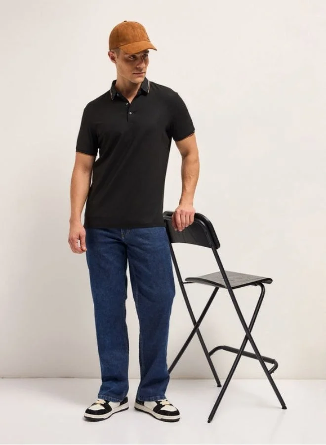 THE BEAR HOUSE  Men's Polo Shirt for Casual & Semi-Formal Wear | Classic Collar Neck T-Shirt | Comfortable, Stylish & Versatile for Office, Travel, Outings & Everyday Use for Men | Best Price UAE
