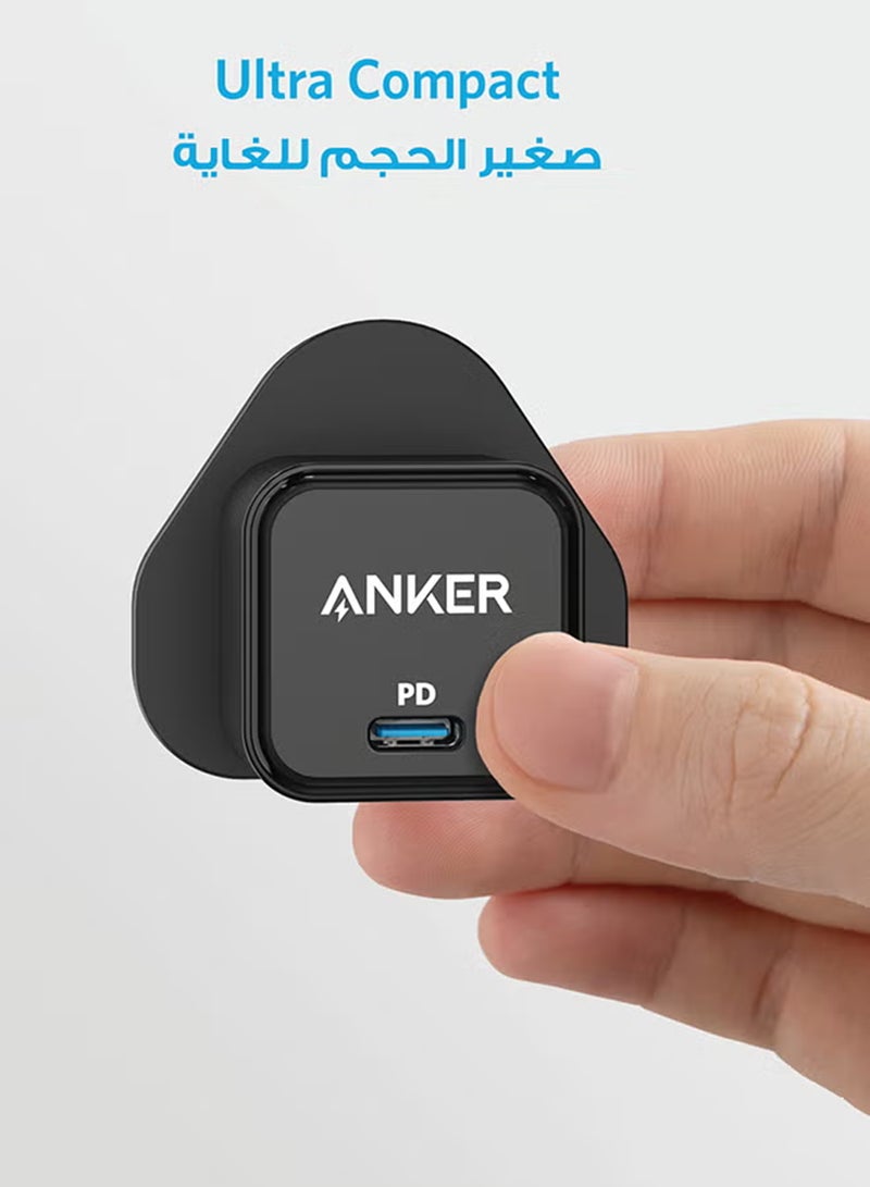 Anker USB C Plug, 20W USB C Charger - 2pcs Combo, High Speed Charger for Mobile Devices, Compatible with iPhone 16/16 Plus/16 Pro/16 Pro Max, 15/14/13/12 Series, Galaxy Series - Image 2