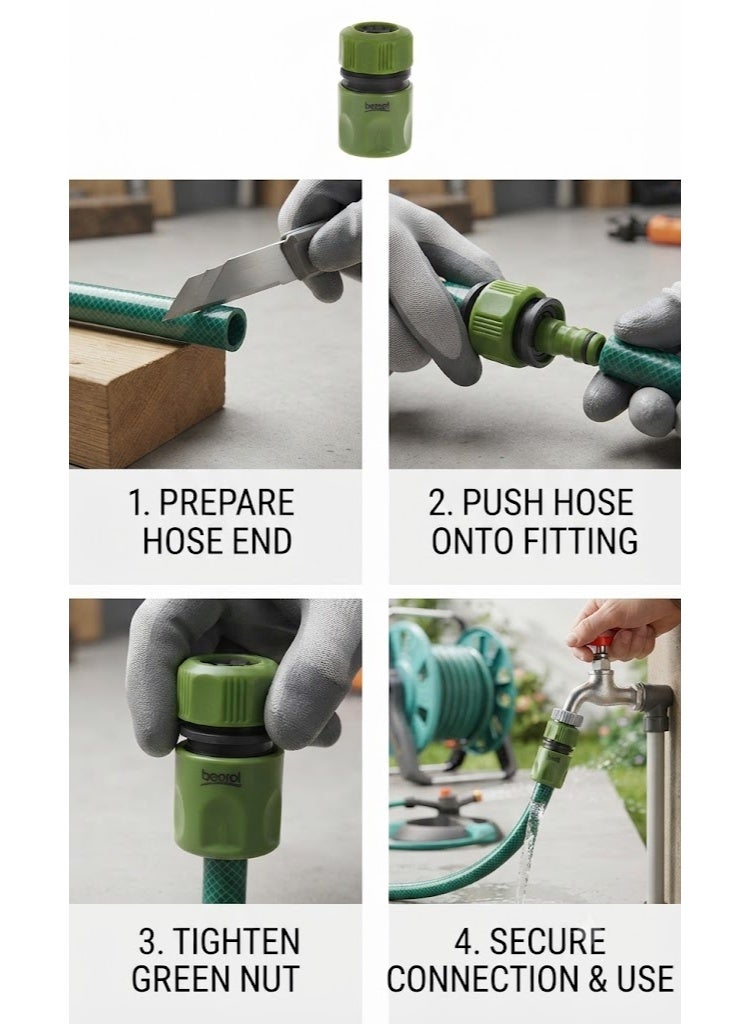Beorol-Garden adapter for coupling hose with quick connector 1/2" - Image 3