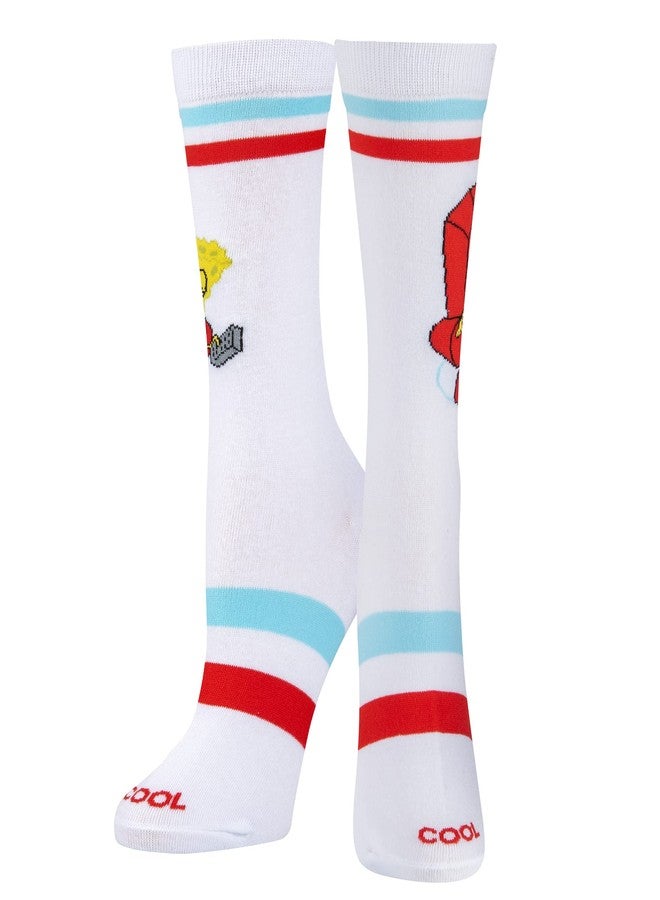 Odd Sox جوارب رائعة، سبونج بوب سأخرج، جوارب نسائية بطول متوسط، طبعة رسومية مرحة - مقاس كبير - Image 1