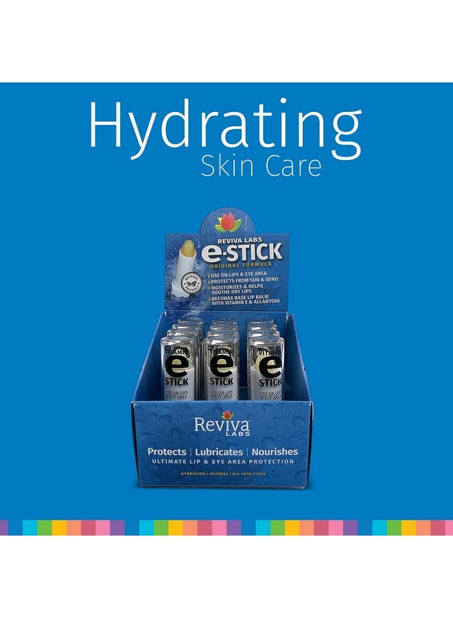Reviva Labs Vitamin E Stick Balm - Soothing Moisturizer For All Skin Types, Dry Skin Relief, 1/8 Oz (3 Pack) - Image 1