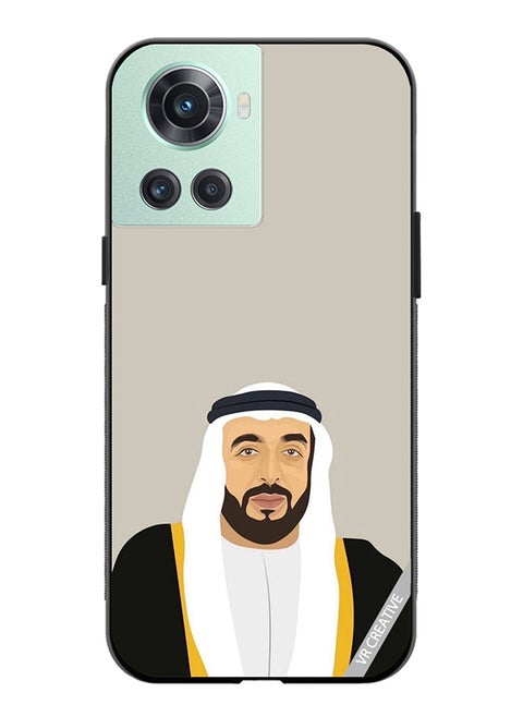 Protective Case Cover For OnePlus Ace Sheikh Khalifa Bin Zayed Bin Sultan Al Nahyan Design Multicolour