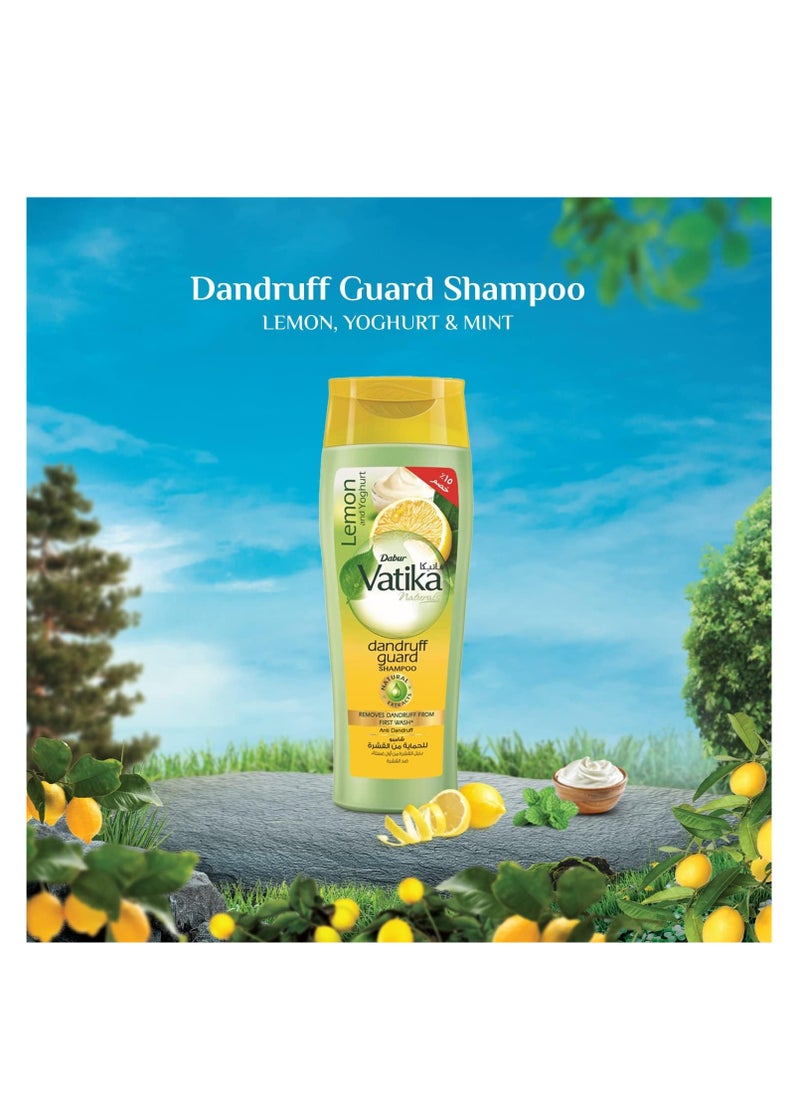 VATIKA - Set Of Vatika ٍShampoo With Olive And Henna Extracts And Vatika Lemon And Yogurt Anti Dandruff Shampoo 700 Ml - Image 1