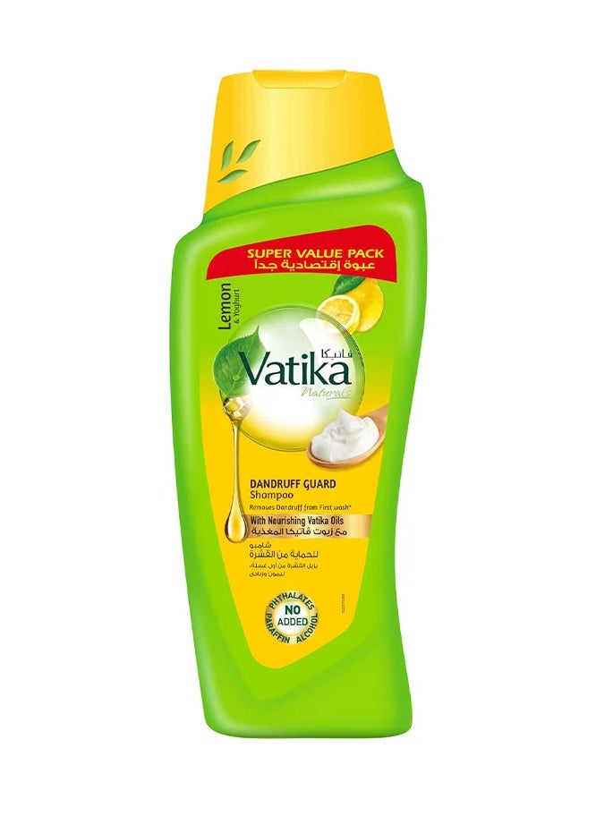 VATIKA - Set Of Vatika ٍShampoo With Olive And Henna Extracts And Vatika Lemon And Yogurt Anti Dandruff Shampoo 700 Ml - Image 1