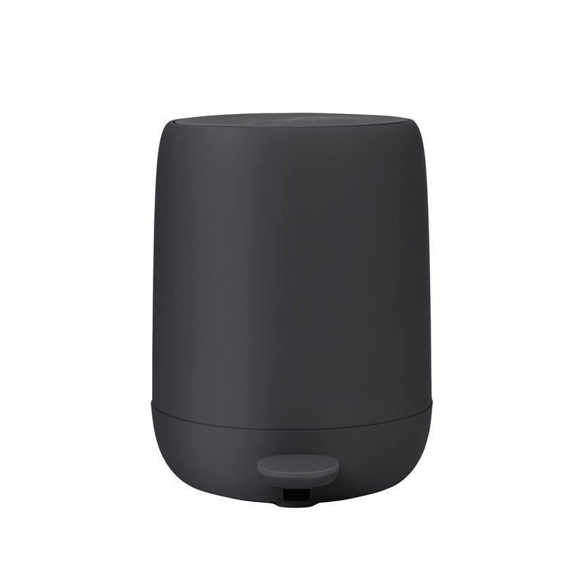 Blomus Sono Cosmetic bin, Pedal bin with Soft-Close and Inner Bucket 3 L, Plastic and Silicone, Diameter 20 x Height 25 cm, Colour Magnet - Image 4