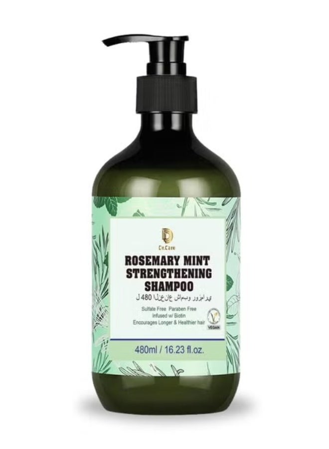 Dr Care Rosemary Mint Strengthening Shampoo, 480ml