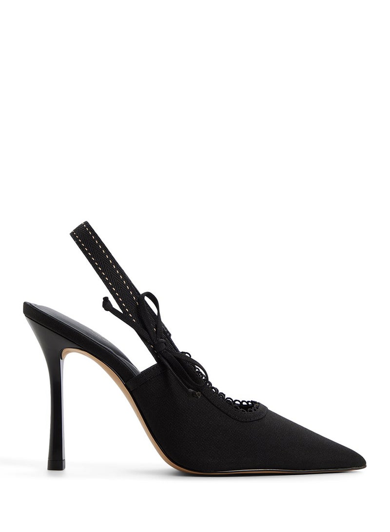 الدو حذاء بكعب مدبب بحزام خلفي - Image 1