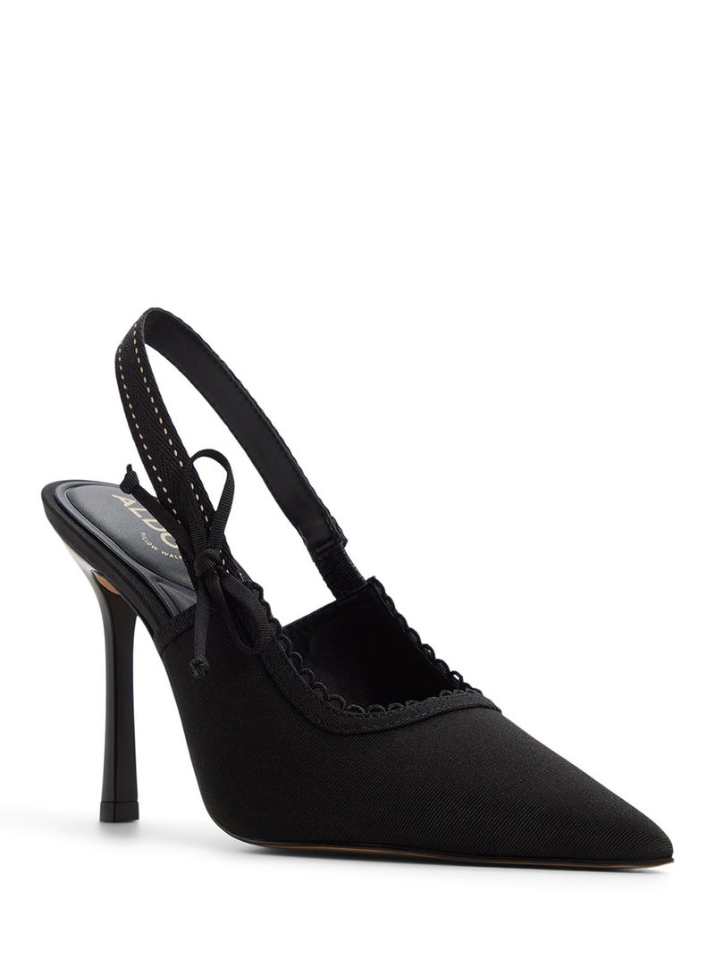 الدو حذاء بكعب مدبب بحزام خلفي - Image 3