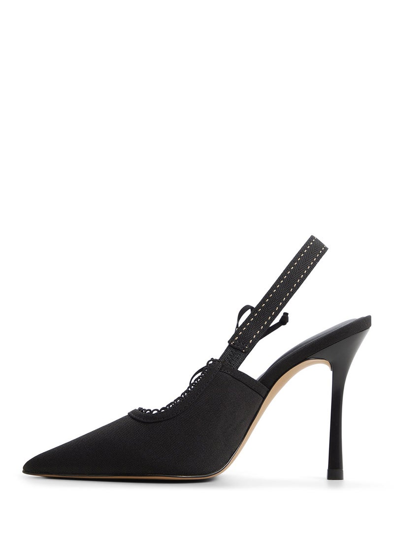 الدو حذاء بكعب مدبب بحزام خلفي - Image 2