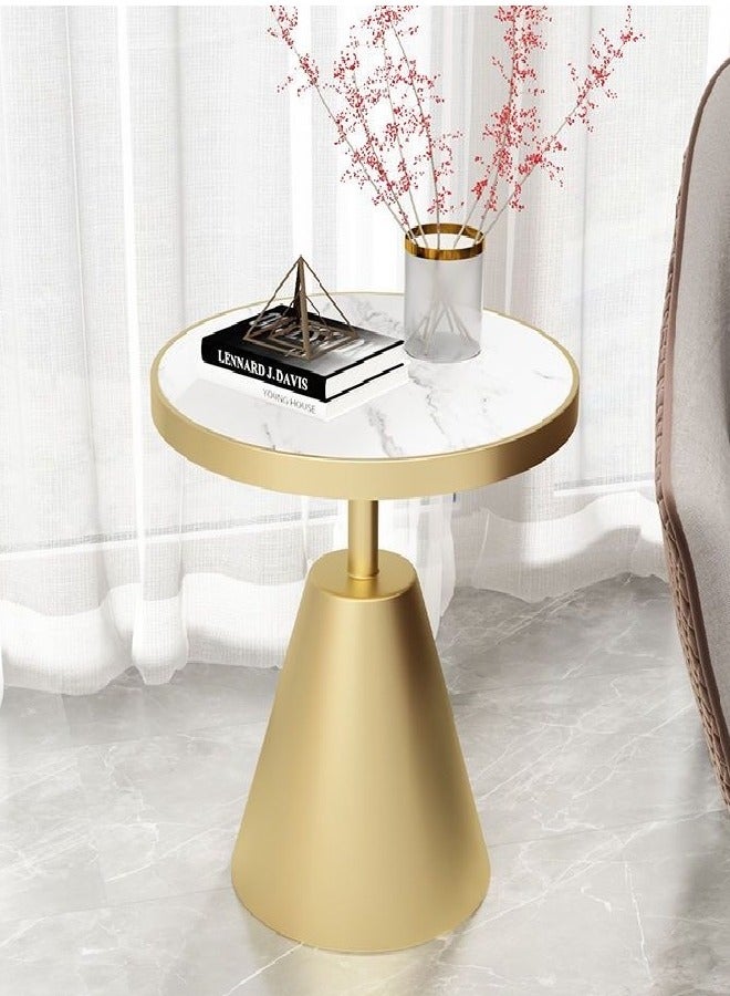 fashionhome Premium Modern Minimalist Round Living Room Balcony Small Space Coffee Table - Image 1