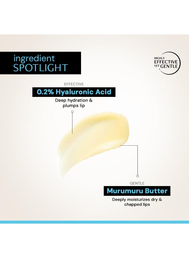 Deconstruct Hyaluronic Acid Lip Balm With 1% Cupuacu Butter | For Fuller, Dry Lips | Protects & Nourishes Dry Chapped Lips | Lip Balm For Women & Men | 4gm - Image 4