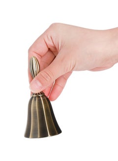 AVLA 3 Pack Hand Bell, 1.7" Loud Call Bell, Brass Dinner Wedding Bell, Steel Antique Alarm Handbell For Classroom, Temple, School, Game, Pet Feeding, Home Decor, Hotel Service, Jingle, Ringing  - Image 3
