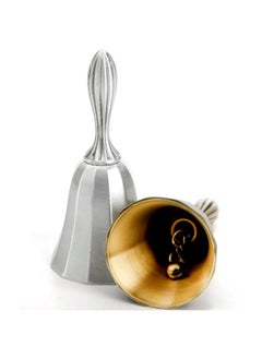 AVLA 3 Pack Hand Bell, 1.7" Loud Call Bell, Brass Dinner Wedding Bell, Steel Antique Alarm Handbell For Classroom, Temple, School, Game, Pet Feeding, Home Decor, Hotel Service, Jingle, Ringing  - Image 4