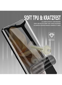 General Privacy Screen Protector Compatible with VIVO V30 5G, Anti Spy TPU Protective Film 1 Pack + Tempered Glass Camera Lens Protector 1 Pack, Anti Scratch Easy to Install  - Image 4