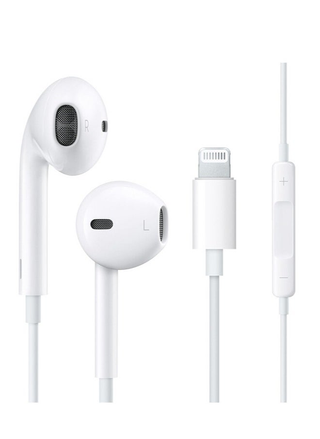 REACLOUD - EarPods With Lightning Connector | iPhone Headphones, [MFI Certified] Earphones Wired Stereo Sound Earbuds with Microphone and Volume Control, Compatible with iPhone 14/13/12/SE/11/XR/XS/X/7/7 Plus/8 - Image 1