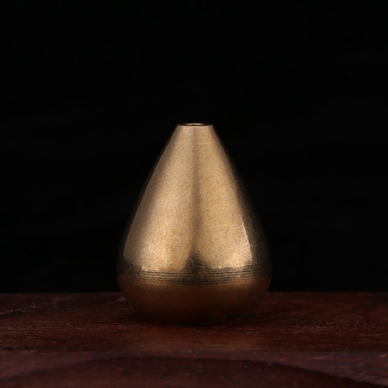 Mini Water Drop Brass Incense Holder - Vintage Brass Craft Ornament Incense Holder for Bedroom, Tea Room, Yoga Space - Image 2