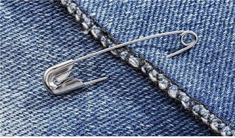 Stainless Steel Safety Pins for Girls and Women (Pack of 48) Safety Pins, Scarf Pins, Hijab Saree Pins, Brooch Pins, Safety Lockable Cloth Diaper Pins - Image 3