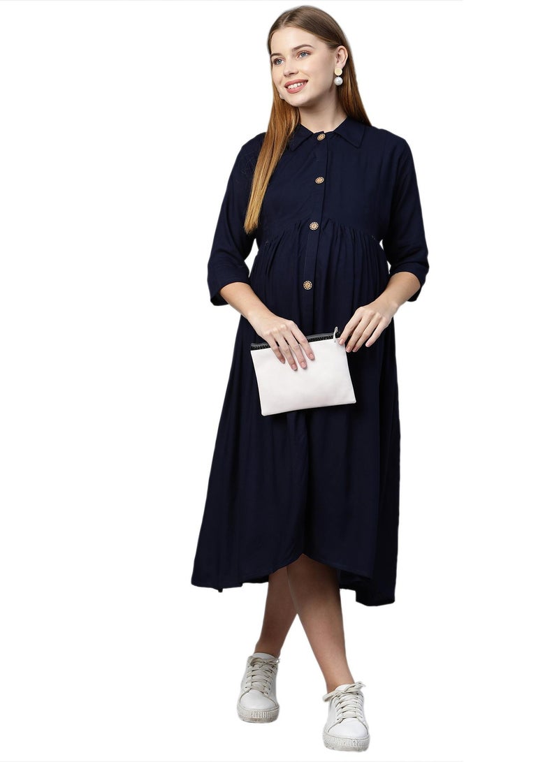 TUMMY Classic Button-Up Dress - Image 1