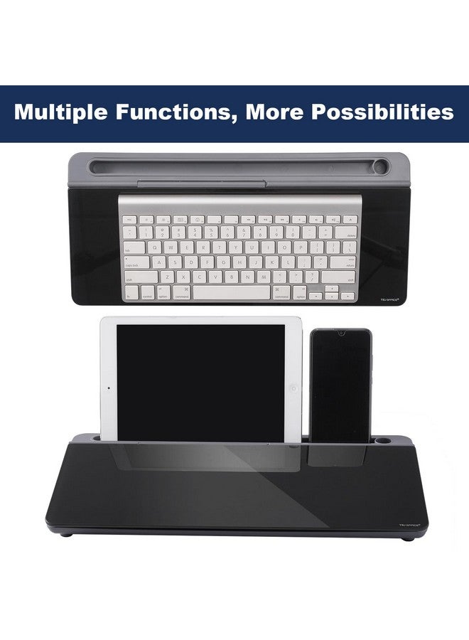 TSJ OFFICE Desktop Whiteboard Dry-Erase-Board - Computer Keyboard Stand White Board Surface Pad With Drawer, Desk Organizers With Accessories For Office, Home, School Supplies - Image 5