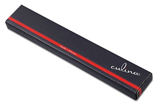 Culina® 8-Inch Nonstick Carbon Steel Sushi Knife with Sheath, Black - Image 2