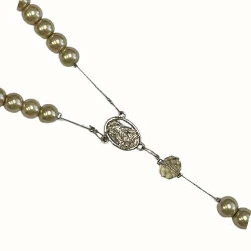 Linpeng Rosary Making Kit, Gold Catholic Prayer Necklace Supplies for Women, DIY Jewelry Supplies, Gift for Beader, 1 Pack - Image 4