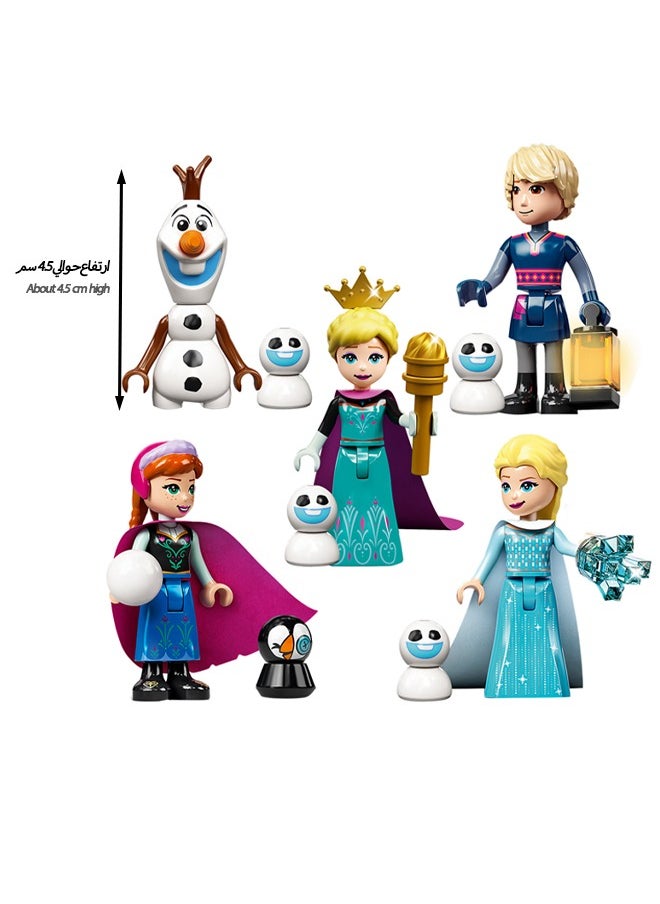 5PCS Frozen Series Characters Mini Action Figures Set, High Quality Mini Frozen Figures Series Stitching Toys Playsets, Frozen Toys for Desktop Decorations/Collectibles, Gifts for Fans