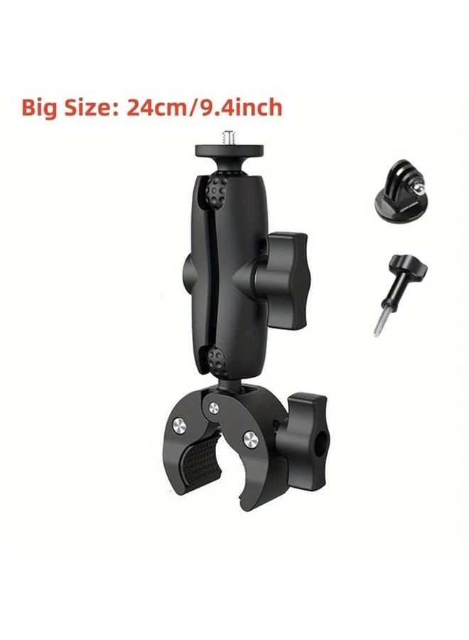 طول ممتد 9 45 بوصة حامل كاميرا دراجة نارية حامل مقود لـ Insta360 X5 X4 DJI OSMO Action 5 Pro - Image 1